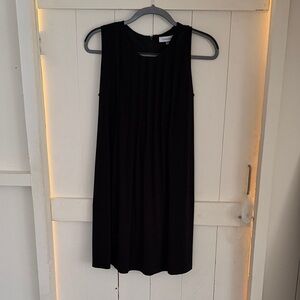 Calvin Klein Elegant Black Sleeveless Mini Dress